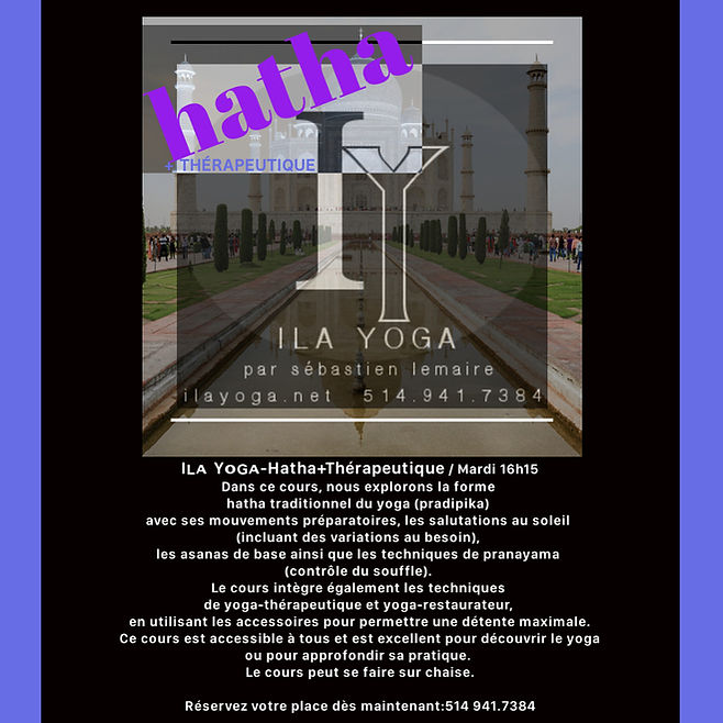 Ila Yoga,Yoga Pincourt,Yoga VaudreuilDorion depuis 15 ans